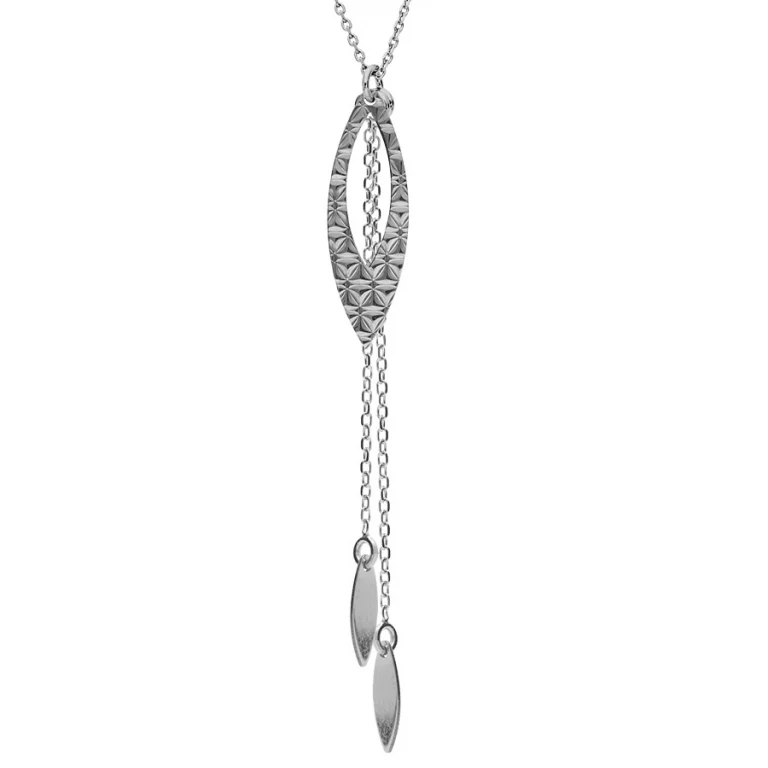 Collier forme cravate – Argent 925 rhodié | Azuline