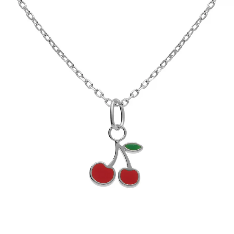 Collier cerise – Argent 925 rhodié | Azuline