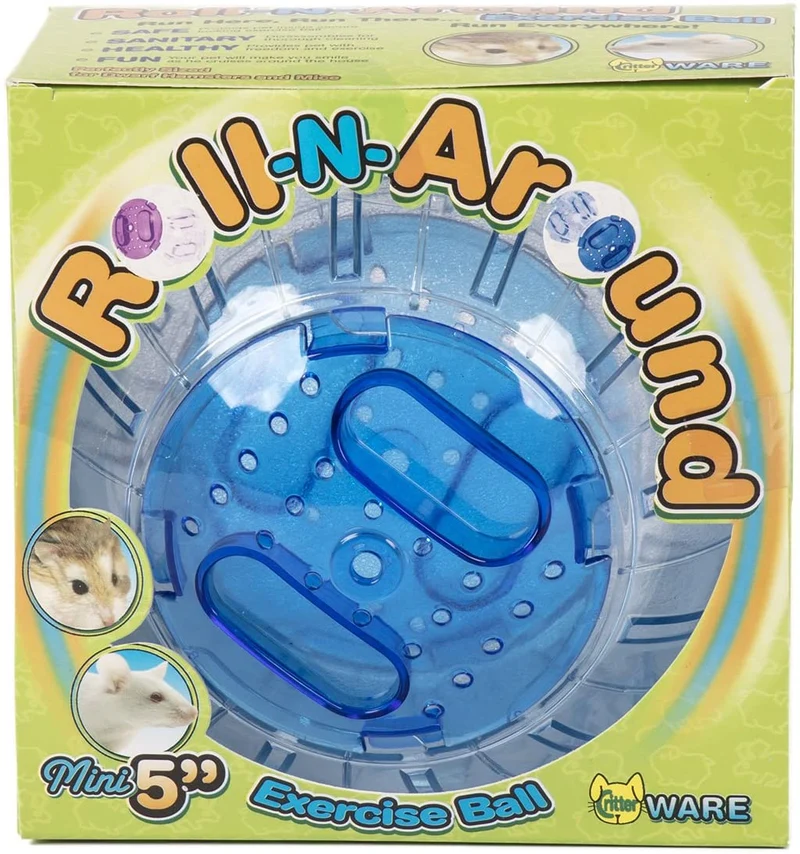 Ware Fabricación roll-n-around Small Pet Rolling Ball juguete, Mini