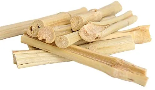 BWOGUE 3.53 oz de aperitivos para mascotas de bambú dulce juguete de masticar para ardilla, conejos, cobayas, hámster de Chinchilla (alrededor de 10 – 14 varillas)