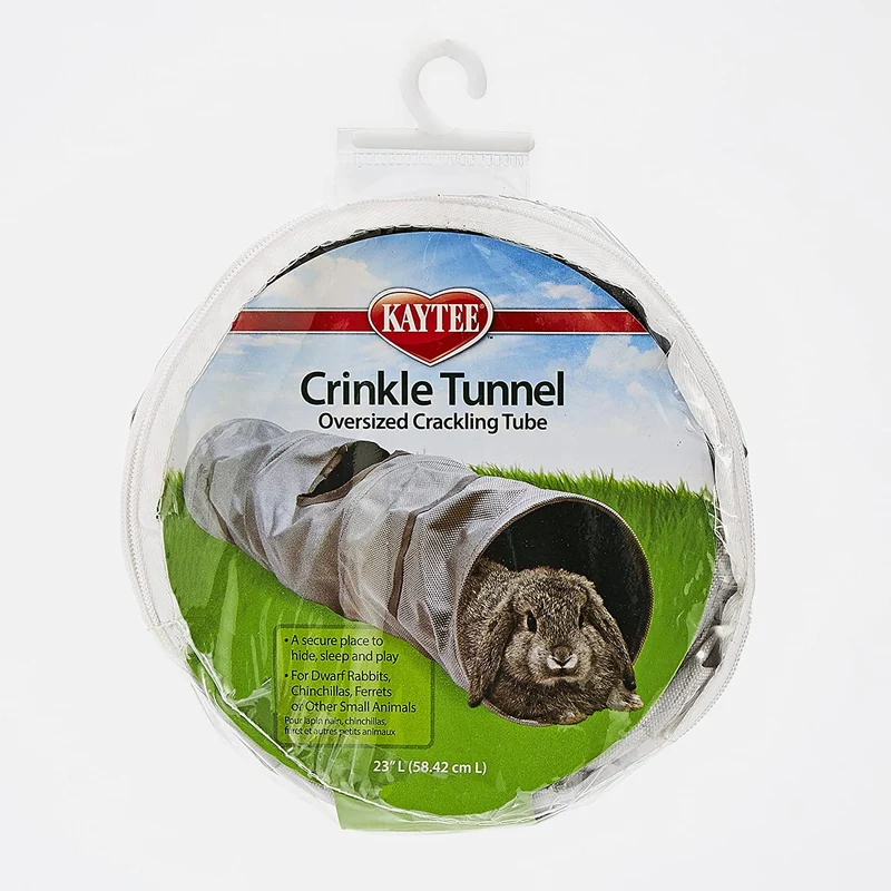 Kaytee túnel arrugado, los colores pueden variar