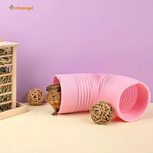 Niteangel Fun Tunnel - Juego de 3 pelotas para cobayas, chinchillas, ratas y conejos enanos