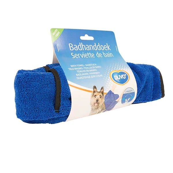 TOALLA BAÑO MICROFIBRA AZUL