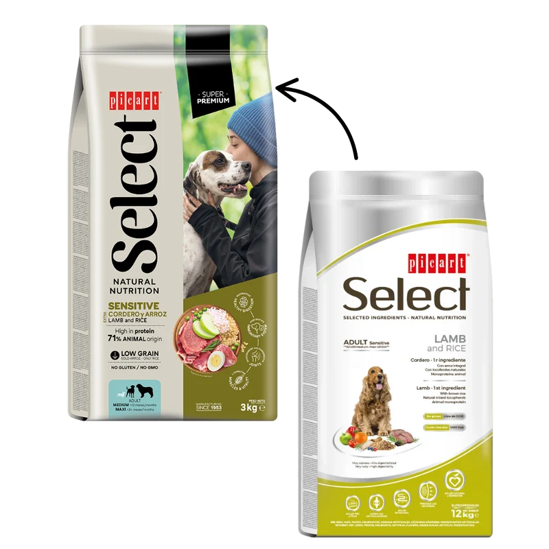 Picart Select Adult Sensitive Lamb & Rice Pienso para Perros de Cordero y Arroz