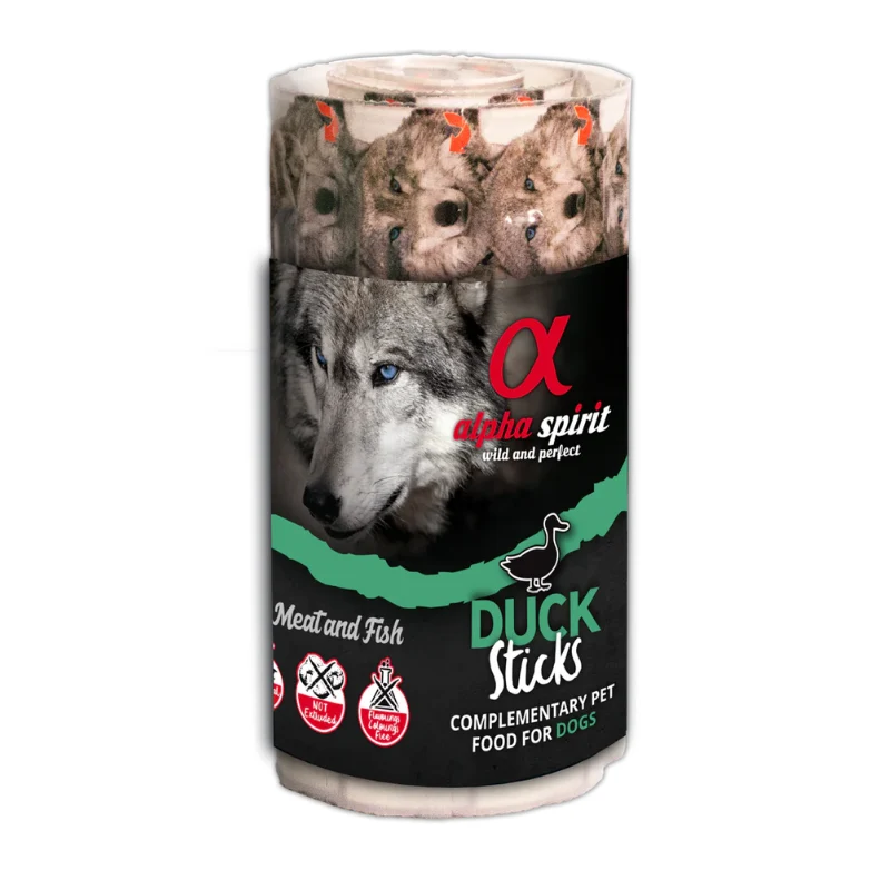 ALPHA SPIRIT PERROS RISTRA BARRITAS PATO 12X160GR
