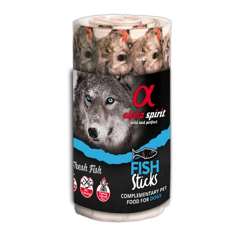 ALPHA SPIRIT PERROS RISTRA BARRITAS PESCADO 12X160GR