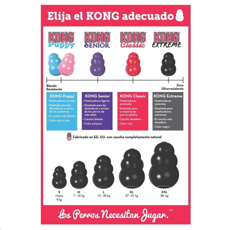 KONG Juguete Perro Extreme Negro