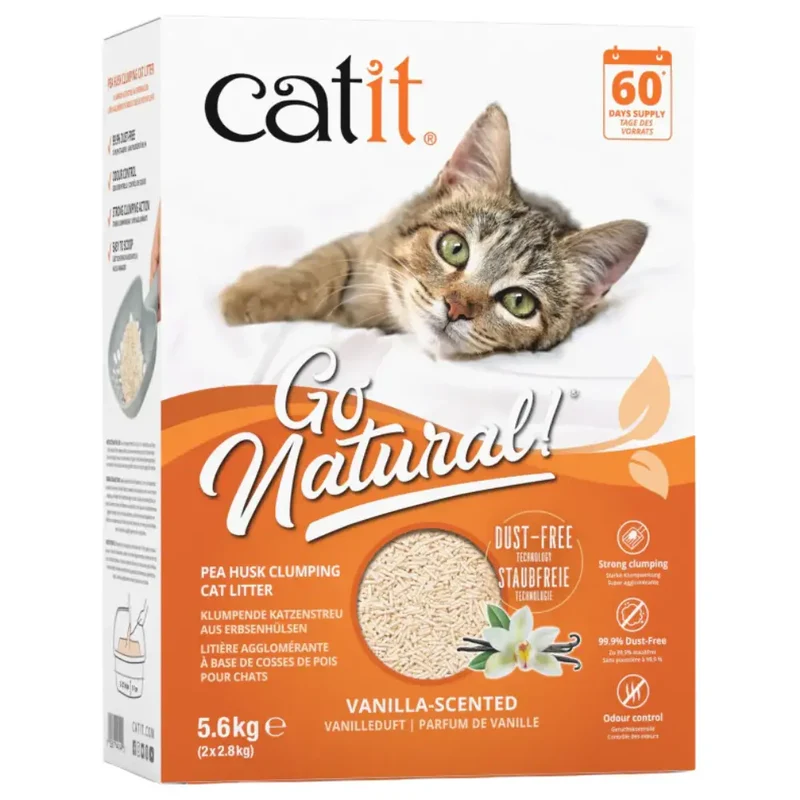 Catit Go Arena Natural Guisante Vainilla 14L 5,6 kg