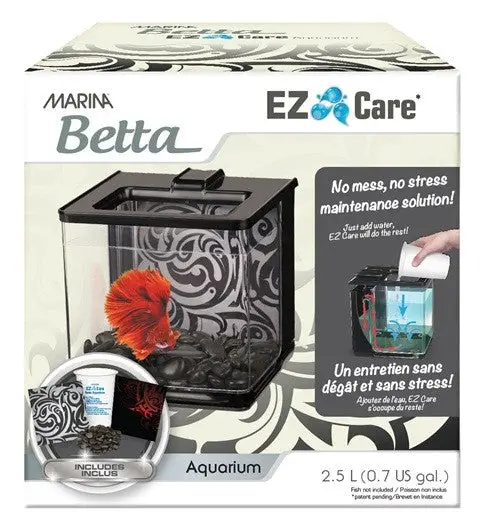 Marina Betta Ez Care Kit 2,5 L Negro