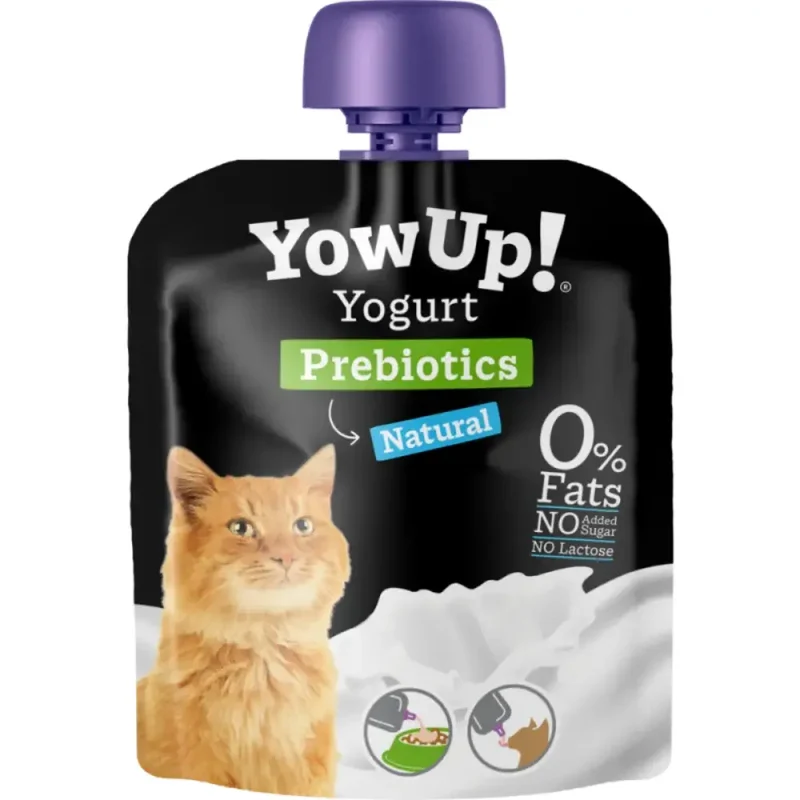 Yowup Yogur Digestive Prebiotics para Gatos 85 g