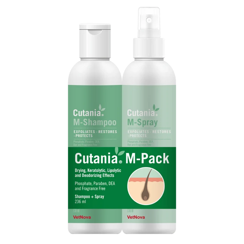 Cutania M-Pack Champú + Spray Dermatológico 236 ml