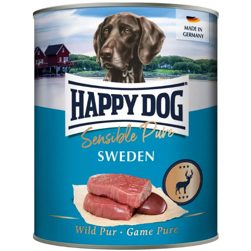 Happy Dog Sensible Pure Sweden (Wild Pur) 800 g Lata