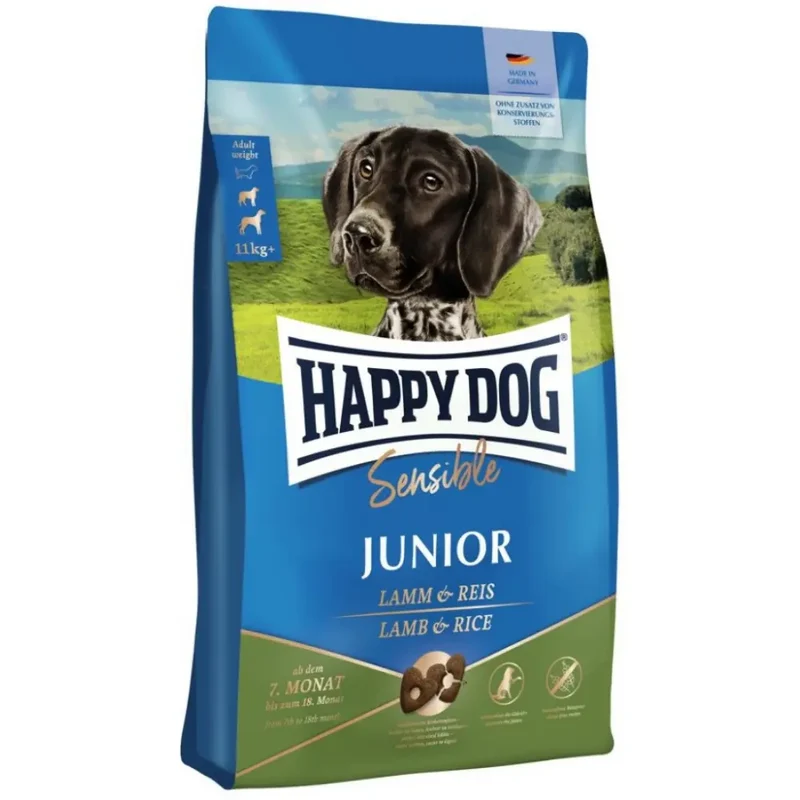 Happy Dog Sensible Junior Cordero y Arroz 10 kg