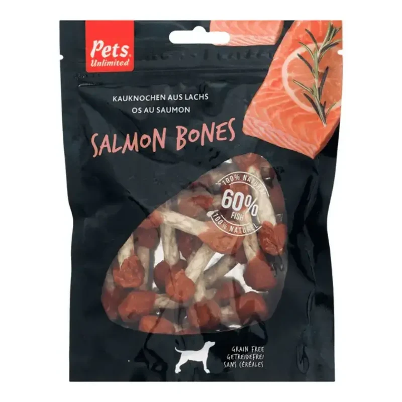 Snack Dog Pets Huesos Masticables de Salmón 150 g
