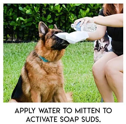 Toallitas para mascotas ScrubbyPet sin enjuague: usa el baño para mascotas, el aseo para mascotas y el lavado de mascotas, fácil de usar, solo para limpiar, secar. Excelente piel sensible. Las toallitas ideales para bañar a tu mascota, perro o gato.