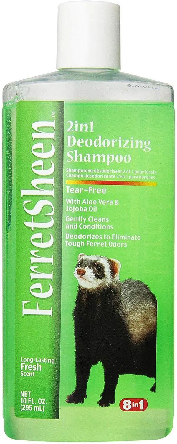 8 en 1 ferretsheen 2-en-1 Deodorizing Champú, 10-Ounce