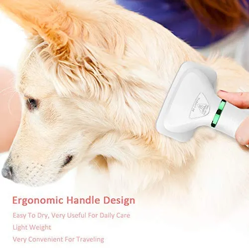 PETRIP Dog Hair Dryer Pet Dryer Professional Grooming Blower Dog Slicker Brush for Large Medium Small Dog Cat