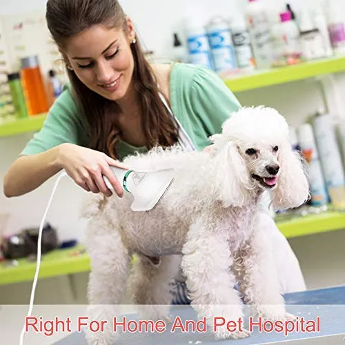 PETRIP Dog Hair Dryer Pet Dryer Professional Grooming Blower Dog Slicker Brush for Large Medium Small Dog Cat