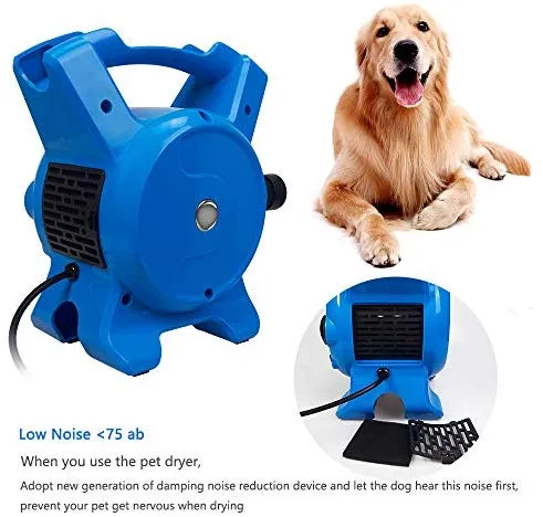 PETRIP Dog Hair Dryer Pet Dryer Professional Grooming Blower Dog Slicker Brush for Large Medium Small Dog Cat