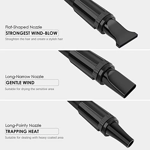 PETRIP Dog Hair Dryer Pet Dryer Professional Grooming Blower Dog Slicker Brush for Large Medium Small Dog Cat