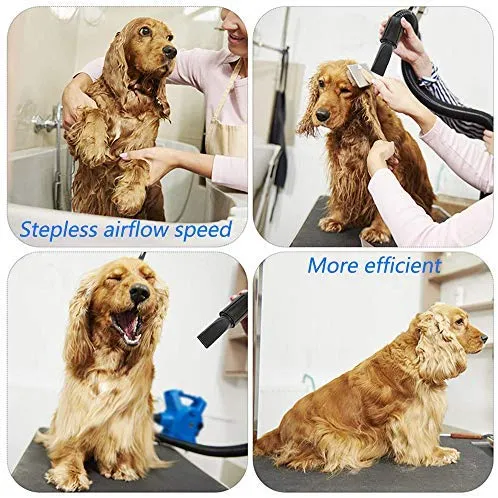 PETRIP Dog Hair Dryer Pet Dryer Professional Grooming Blower Dog Slicker Brush for Large Medium Small Dog Cat