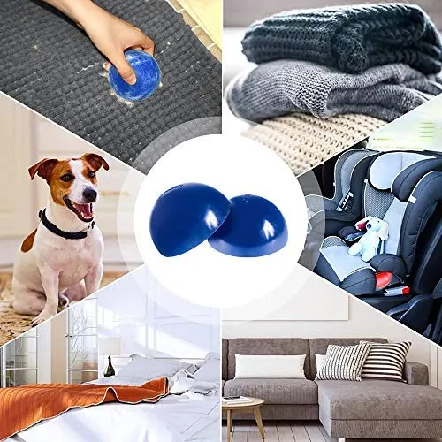 Removedor de pelo para ropa de mascotas, depilación para ropa de pelo limpiador para pelo de perro, pelo de gato y todas las mascotas. Elimina el pelo en secadora, limpiador de pelo lavable, herramienta de eliminación de pelusa adhesiva reutilizable (azul