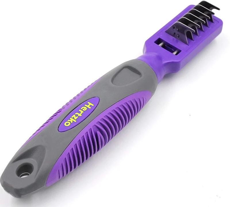 Mat Remover by hertzko – diseñado con Sharp – Trampas y elimina esteras, Nudos, enredos, cazadores o Dead Pequeño Hair – adecuado para perros y gatos