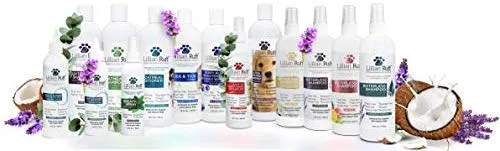 Lillian Ruff Berry Blue - Champú de arándanos para perros y gatos, elimina las manchas de rasgadura, hidrata la piel seca picazón, añade brillo y brillo a los abrigos, fabricado en Estados Unidos