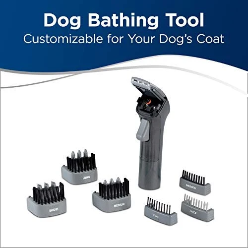 Bissell BARKBATH - Limpiador de baño portátil para perro y profundidad