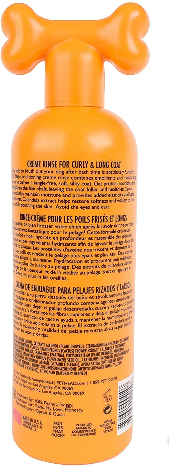 Pet Head furtastic Creme Rinse 16.1oz