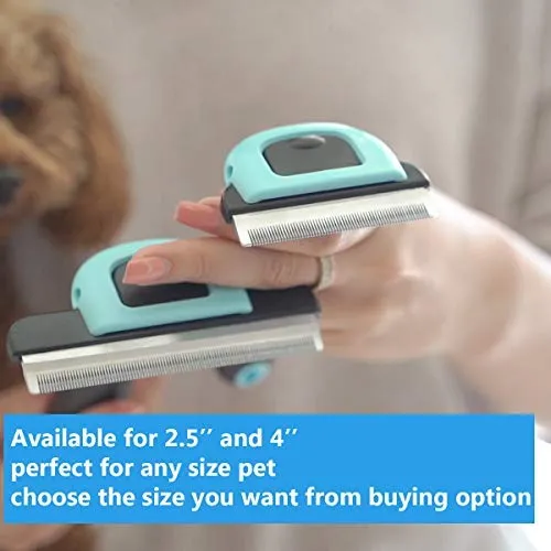 Petgle - Cepillo para perros y gatos, reduce eficazmente la pérdida de pelo, cepillo de aseo profesional y herramienta de desenredado para perros y gatos