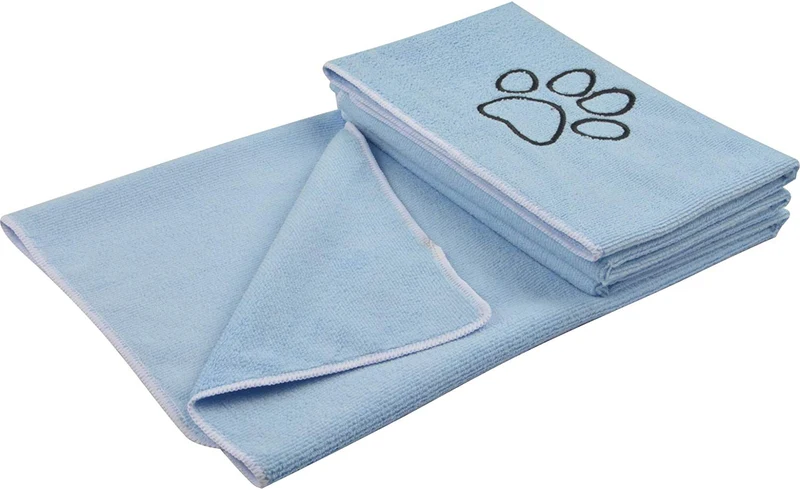 KinHwa - Toalla de baño para perro, superabsorbente, de microfibra, para perros y gatos pequeños, medianos y grandes