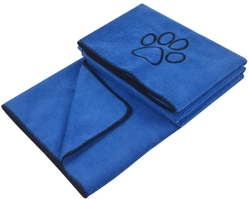 KinHwa - Toalla de baño para perro, superabsorbente, de microfibra, para perros y gatos pequeños, medianos y grandes