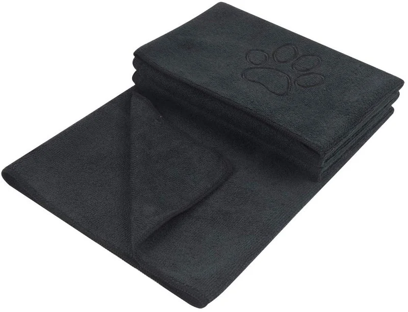 KinHwa - Toalla de baño para perro, superabsorbente, de microfibra, para perros y gatos pequeños, medianos y grandes