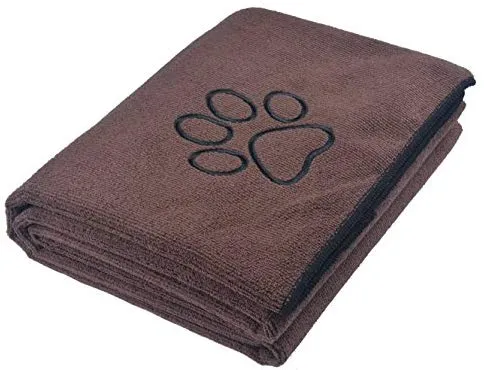 KinHwa - Toalla de baño para perro, superabsorbente, de microfibra, para perros y gatos pequeños, medianos y grandes