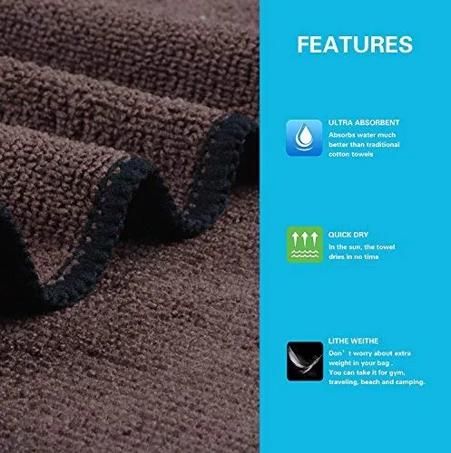 KinHwa - Toalla de baño para perro, superabsorbente, de microfibra, para perros y gatos pequeños, medianos y grandes