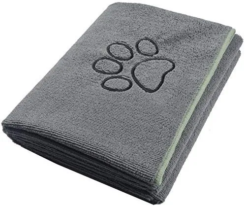 KinHwa - Toalla de baño para perro, superabsorbente, de microfibra, para perros y gatos pequeños, medianos y grandes