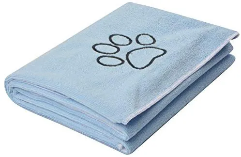 KinHwa - Toalla de baño para perro, superabsorbente, de microfibra, para perros y gatos pequeños, medianos y grandes