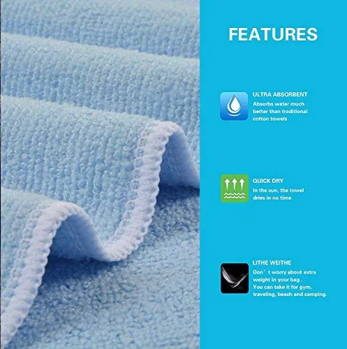 KinHwa - Toalla de baño para perro, superabsorbente, de microfibra, para perros y gatos pequeños, medianos y grandes