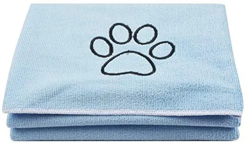 KinHwa - Toalla de baño para perro, superabsorbente, de microfibra, para perros y gatos pequeños, medianos y grandes