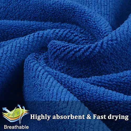 KinHwa - Toalla de baño para perro, superabsorbente, de microfibra, para perros y gatos pequeños, medianos y grandes