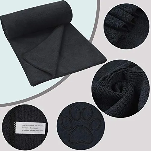 KinHwa - Toalla de baño para perro, superabsorbente, de microfibra, para perros y gatos pequeños, medianos y grandes