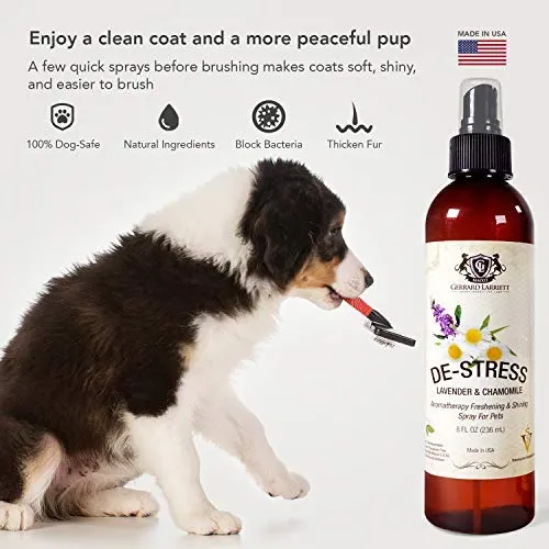 Aerosol refrescante y brilloso de aromaterapia para mascotas, aerosol para aseo de perros, perfume canino, colonia de perro y eliminador de olor para perro