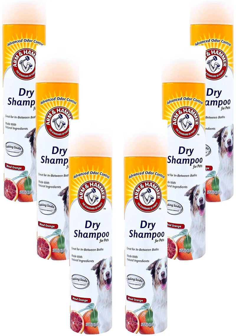 Arm & Hammer Aerosol Champú seco para Perros | Champú sin agua Spray para Perros y Cachorros
