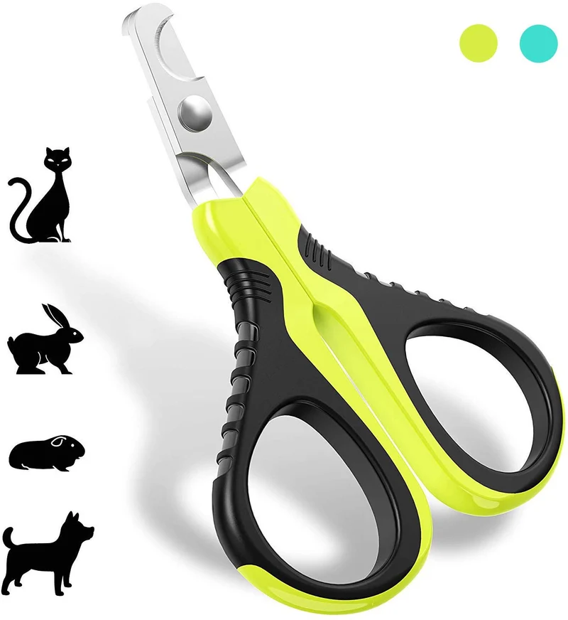 JOFUYU - Cortaúñas y recortadora de uñas para gatos, versión 2020, cortadora de uñas profesional para mascotas, cortadora de garras, mejor cortadora de garras de gato para conejo, cachorro, gatito, cobaya, perro pequeño, afilado, seguro