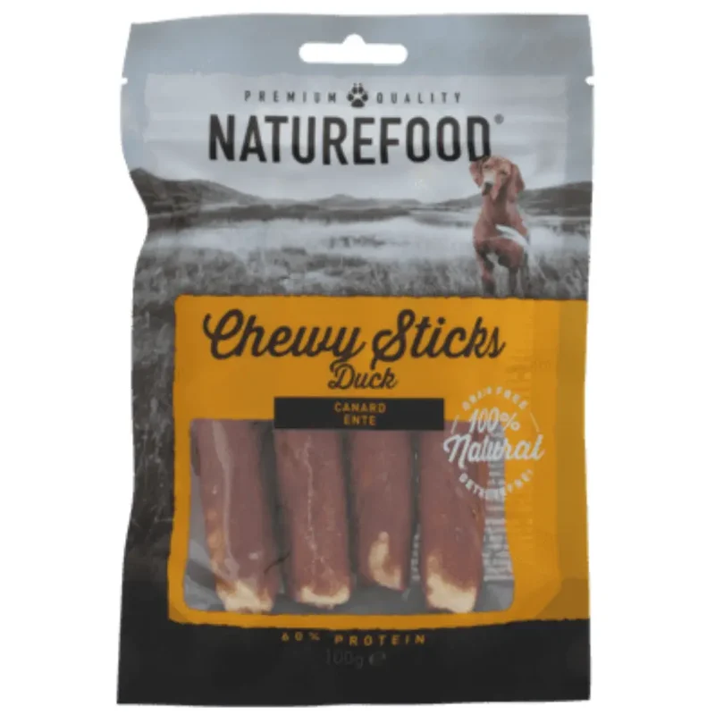 Snack Dog Naturefood Palitos Masticables Pato 100 g