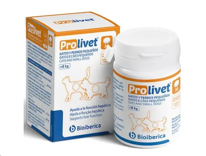 Prolivet Gatos y Perros Pequeños 30 Comprimidos (Hepático)
