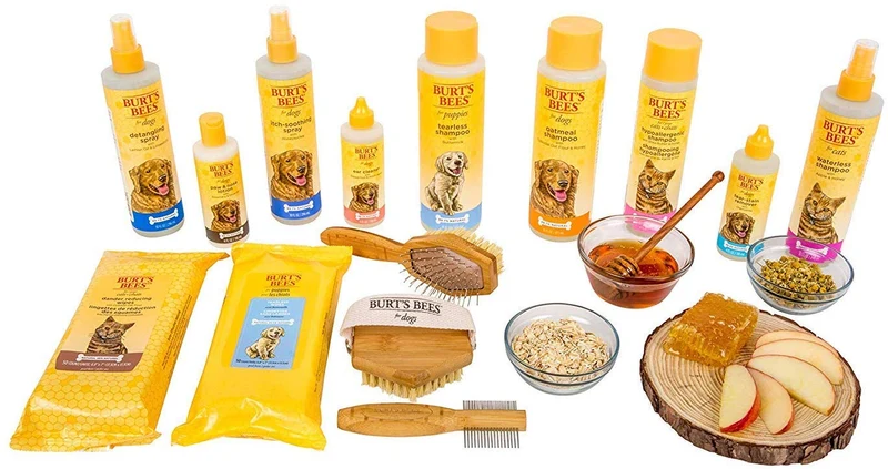 Champú 2 en 1 Burts Bees para perrito, no irrita los ojos, paquete de de 2