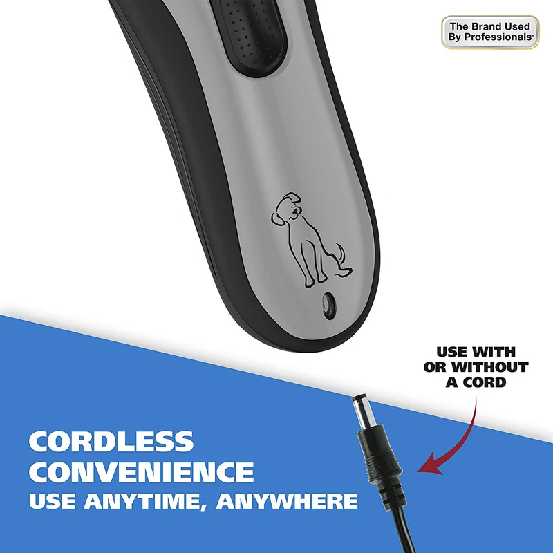 Wahl Easy Pro Pet Kit de aseo recargable para perro, silencioso, bajo ruido, resistente, eléctrico, cortador de perros para perros y gatos con abrigos gruesos y pesados modelo 9549