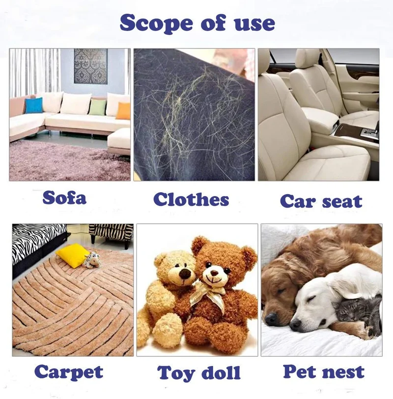 Removedor de pelo para mascotas reutilizable removedor de pelusa lavadora de pelo de perros y gatos, atrapasuelas para ropa secadora, muebles, ropa